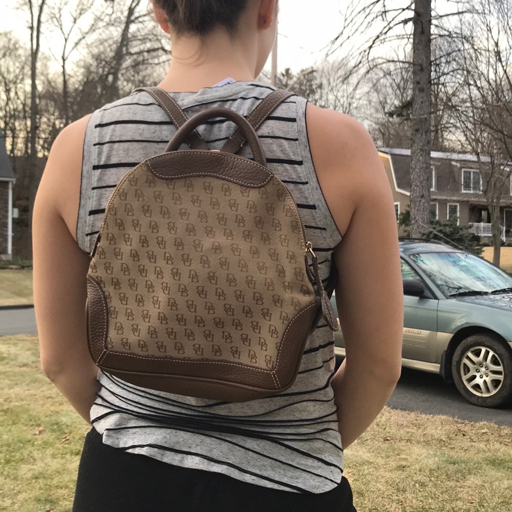 Dooney & Bourke mini backpack. Worn only twice!